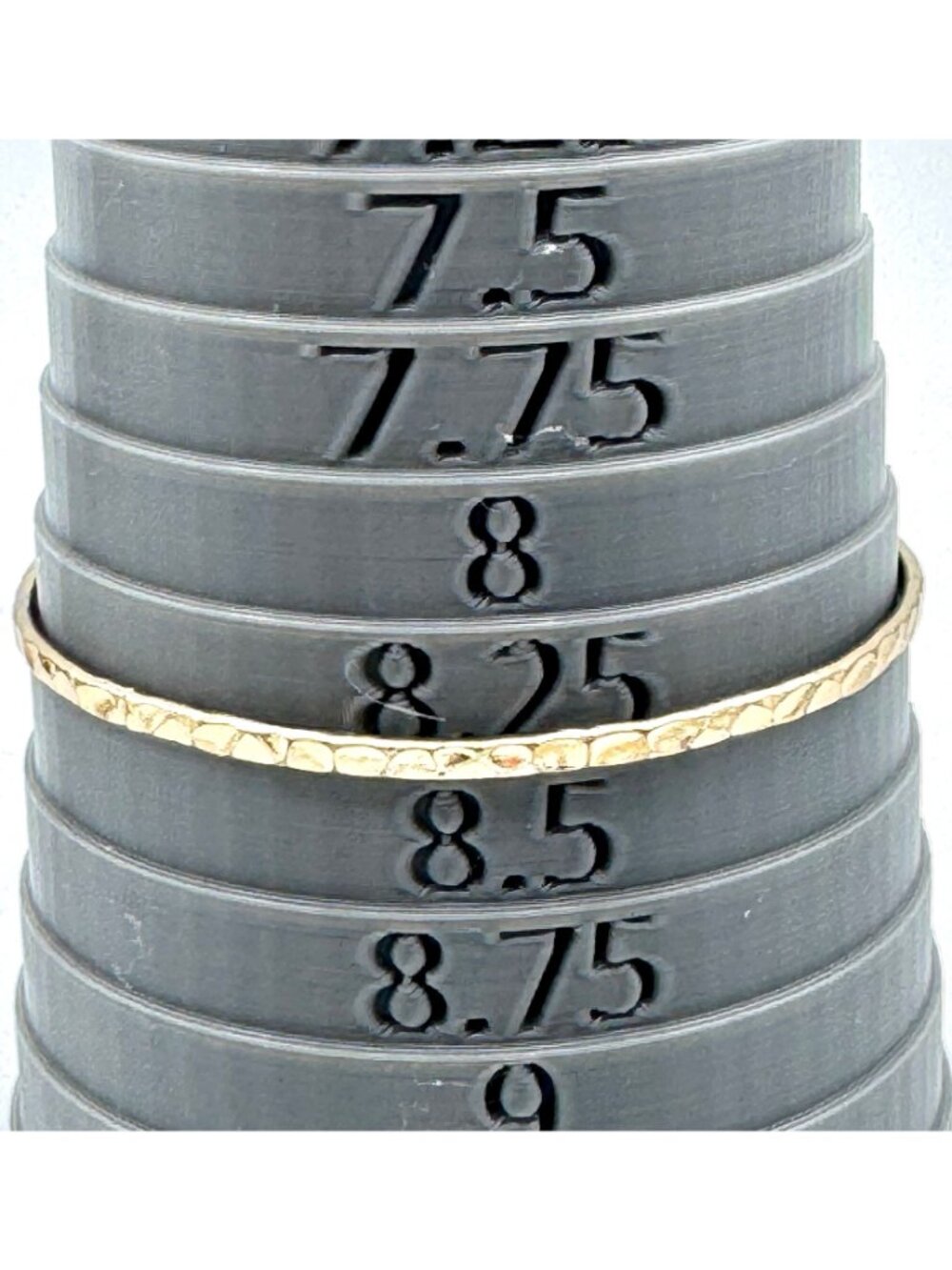 Chunky Brass & Metal Bracelet Stack of 4 - Cuff and Bangles BOHO Vintage - Picture 7 of 10
